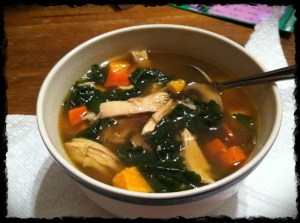 1/12/13 Dinner - Chicken soup deliciousness