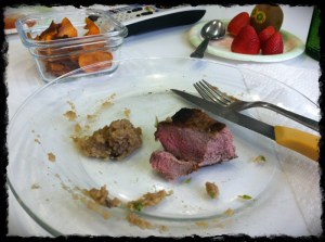 1/15/13 Lunch – OOPS almost finished before remembering to snap a pic!