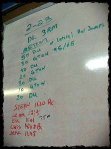 2/22/13 WOD